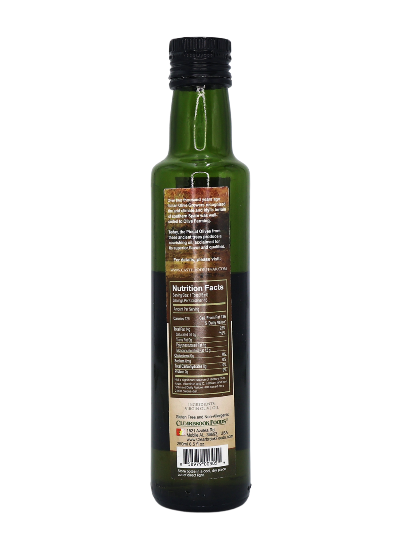 Castillo de Pinar Virgin Olive Oil - 250ml